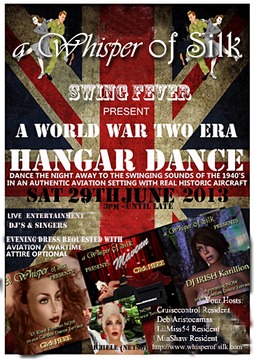 Swing Fever 1940s Hanger Aviation Wartime Party